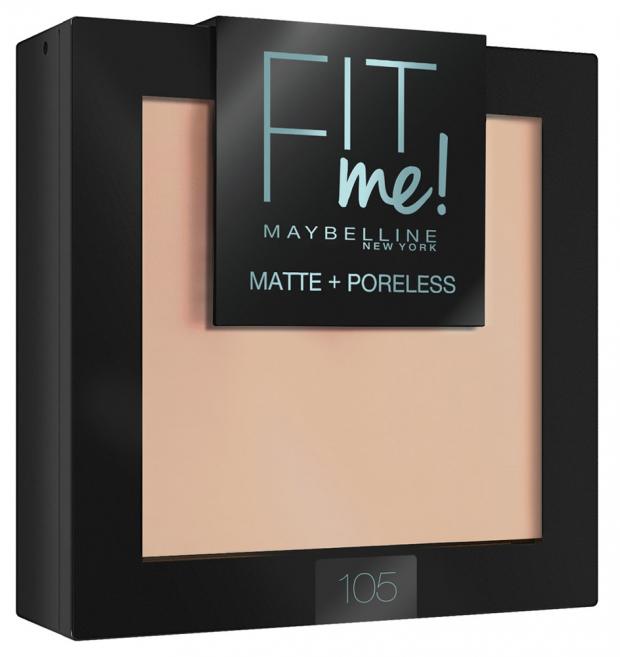 фото Пудра для лица maybelline new york fit me натурально-бежевый тон 105, 9 г