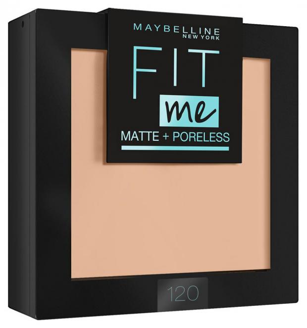 фото Пудра для лица maybelline new york fit me классический бежевый тон 120, 9 г