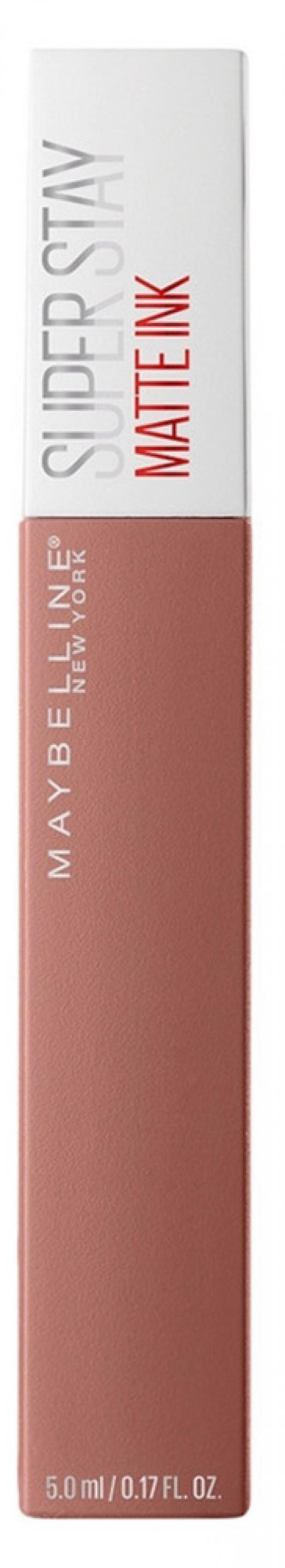 фото Помада для губ super stay matte ink maybelline new york матовая жидкая соблазнитель тон 65, 5 мл