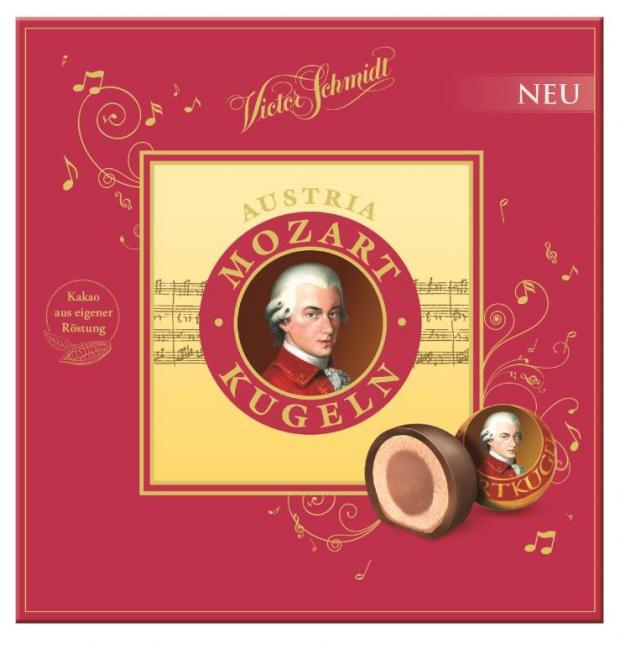 фото Конфеты шоколадные victor schmidt mozart kugeln марципана и пралине, 247 г