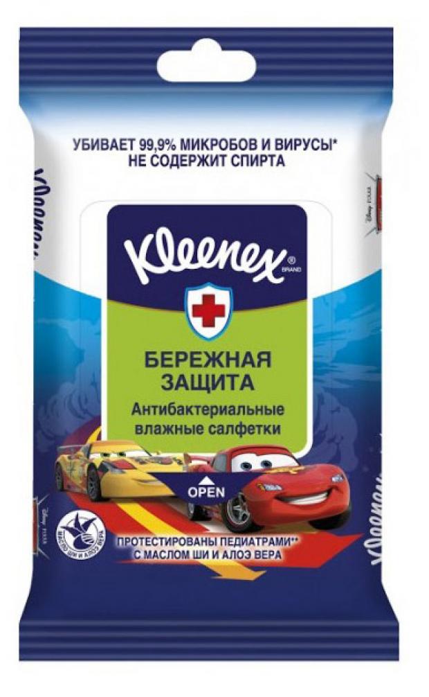 фото Салфетки влажные kleenex disney антибактериальные, 10 шт