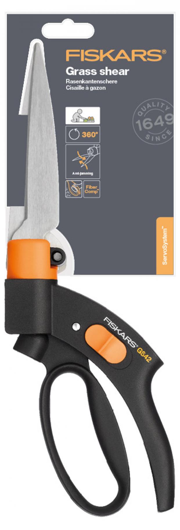 

Ножницы для травы Fiskars Servo-System GS42