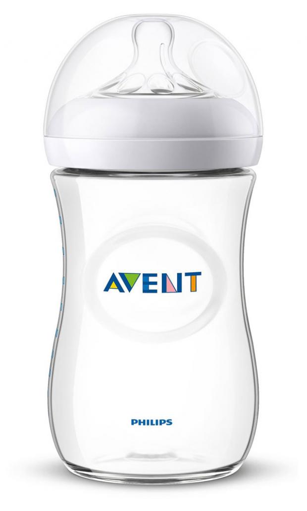 фото Бутылочка avent natural силиконовая соска с быстрым потоком 6 мес, 330 мл