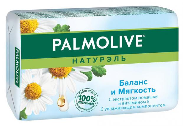 фото Мыло туалетное palmolive натурэль баланс и мягкость с экстрактом ромашки и витамином е, 150 г