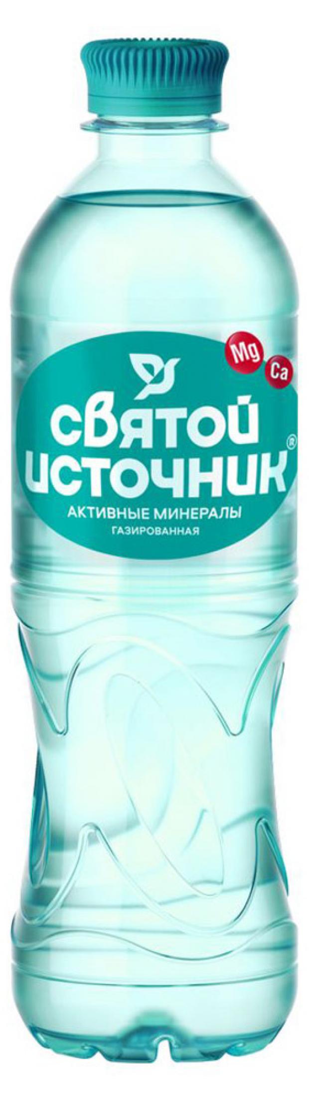 Вода питьевая «Святой Источник» Активные минералы газированная, 500 мл