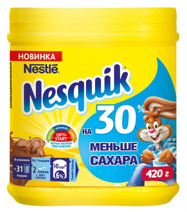 

Какао-напиток Nesquik Opti-Start на 30% меньше сахара, 420 г