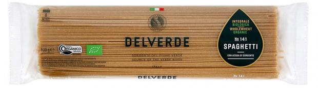 фото Макароны delverde spaghetti №141 с отрубями био, 500 г