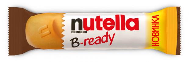 Батончик вафельный Nutella B-ready с пастой, 22 г