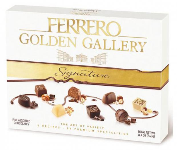 

Набор конфет FERRERO GOLDEN GALLERY Signature, 245 г