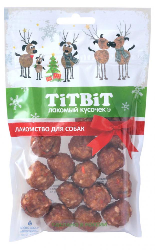 фото Лакомство для собак titbit фрикадельки мясные, 70 г