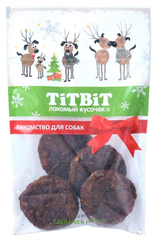 фото Лакомство для собак titbit котлета говяжья, 70 г