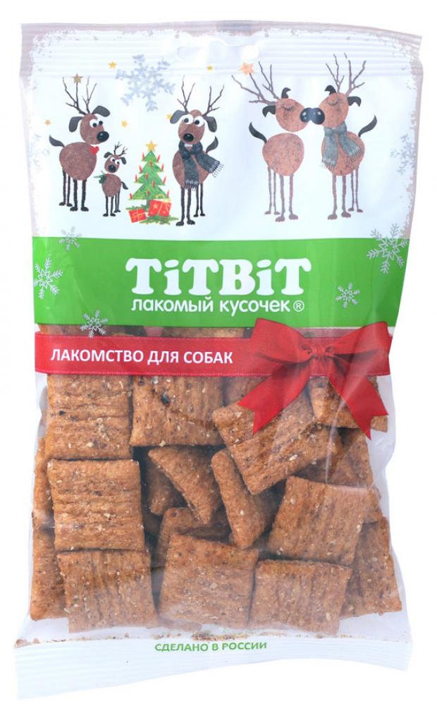 фото Лакомство для собак titbit начос в мясной обсыпке, 75 г