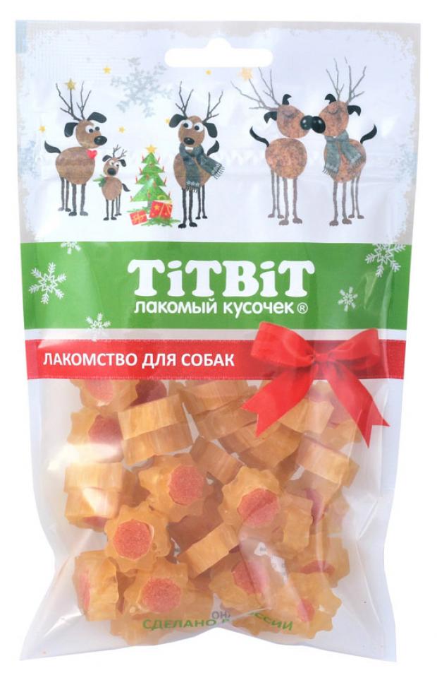 фото Лакомство для собак titbit мармелад мясной с йогуртовой начинкой mini, 70 г