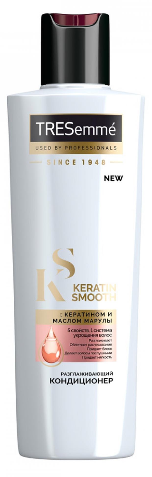 фото Кондиционер для волос tresemmé keratin smooth разглаживающий, 230 мл tresemme