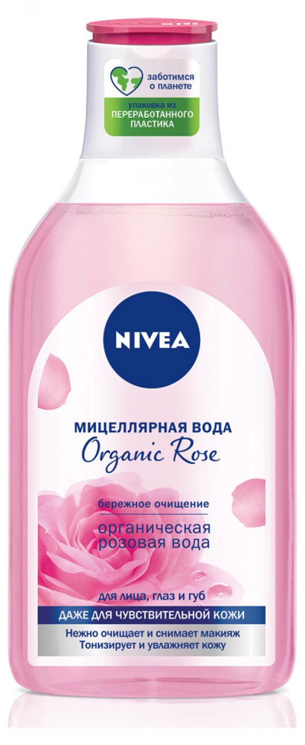 фото Мицеллярная вода nivea organic rose, 400 мл