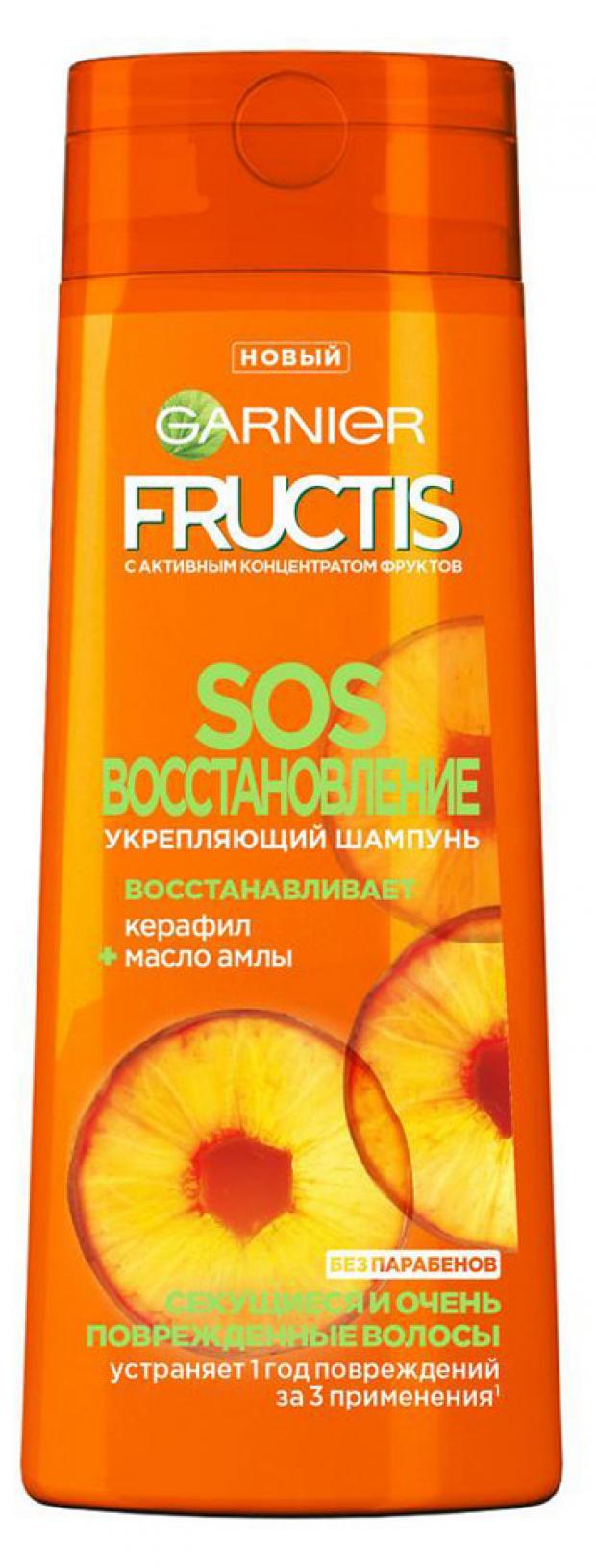 фото Шампунь для волос garnier fructis sos восстановление, 400 мл