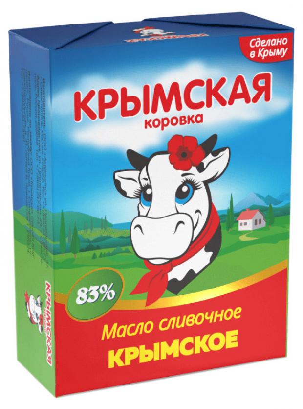 фото Масло сливочное «крымская коровка» крымское традиционное 83%, 180 г матвейка