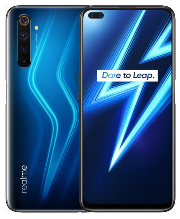 фото Смартфон realme 6 pro 8/128gb голубой