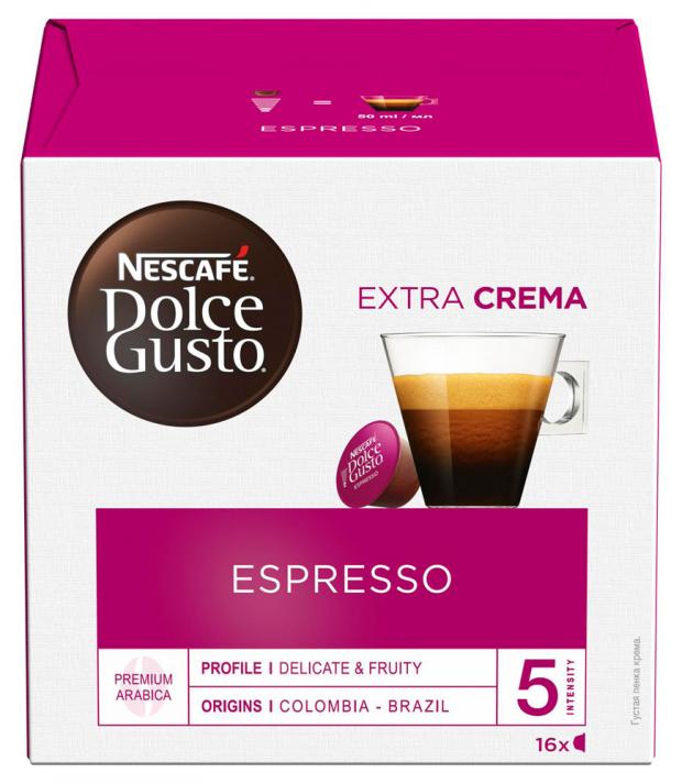 

Кофе в капсулах Nescafe Dolce Gusto Espresso, 16 шт