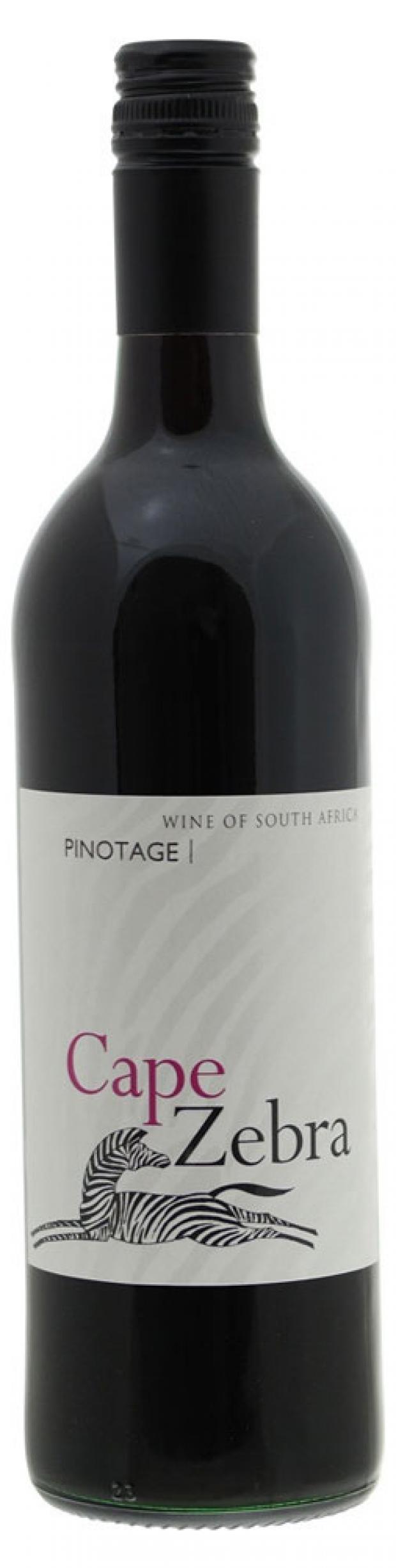 фото Вино cape zebra pinotage красное сухое юар, 0,75 л