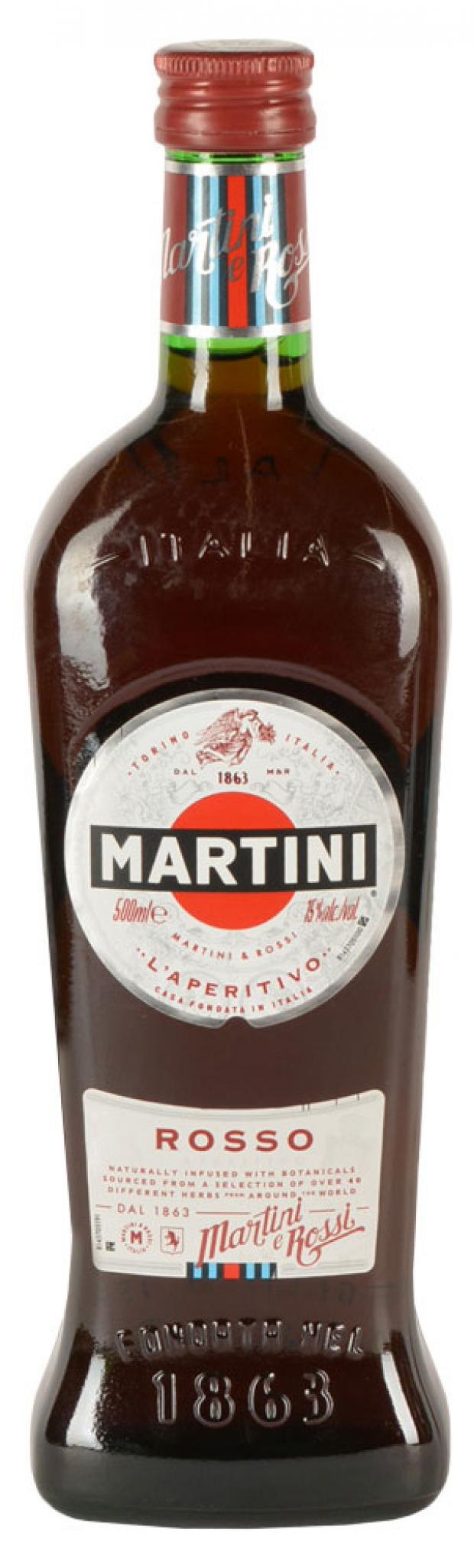 фото Вермут martini rosso красный сладкий италия, 0,5 л