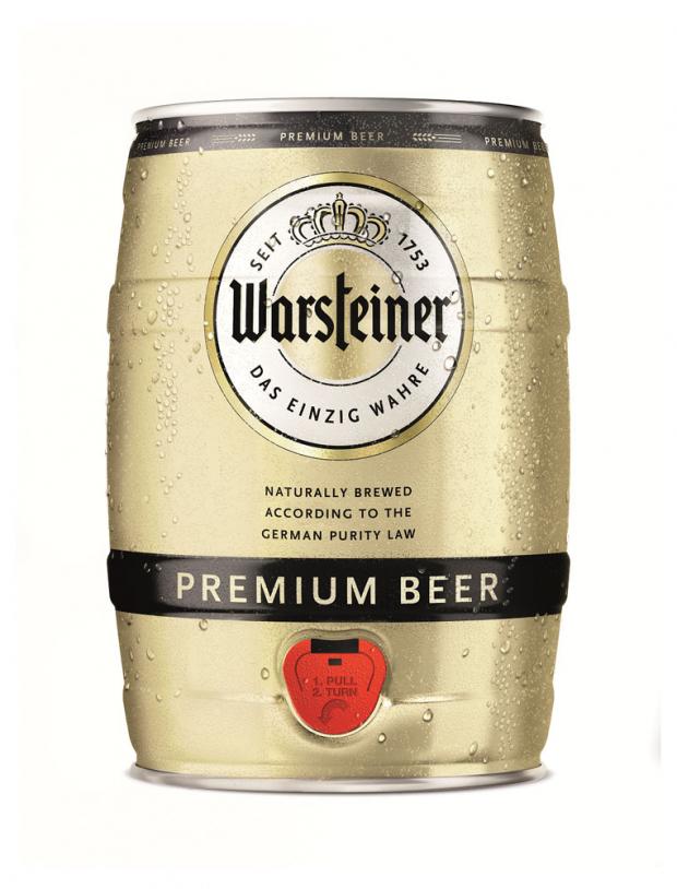 фото Пиво warsteiner premium beer светлое фильтрованное 4,8%, 5 л