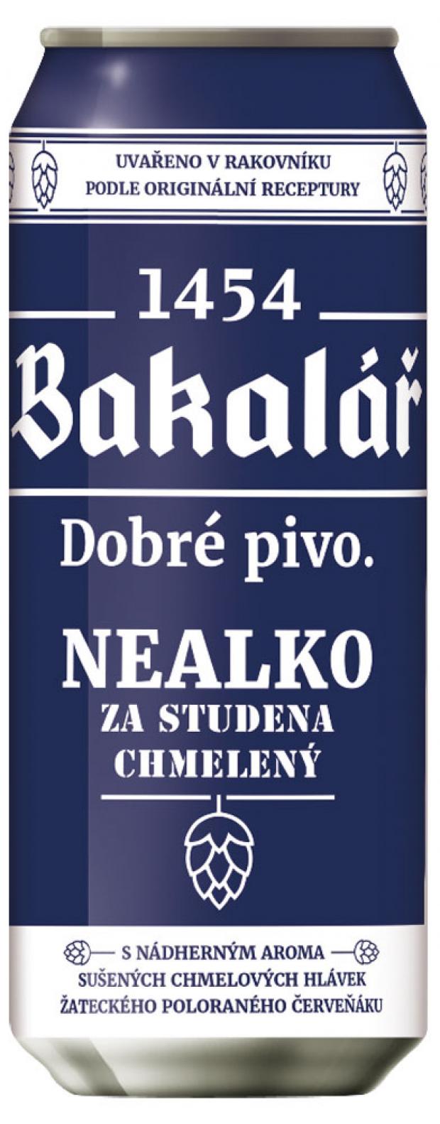 фото Пиво bakalar nealko za studena chelemy безалкогольное светлое фильтрованное 0,5%, 500 мл