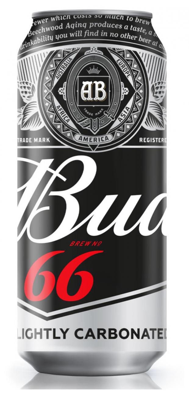 фото Пиво bud 66 светлое фильтрованное 4,3%, 450 мл