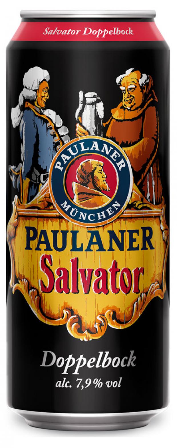 фото Пиво paulaner salvator темное нефильтрованное 7,9%, 500 мл