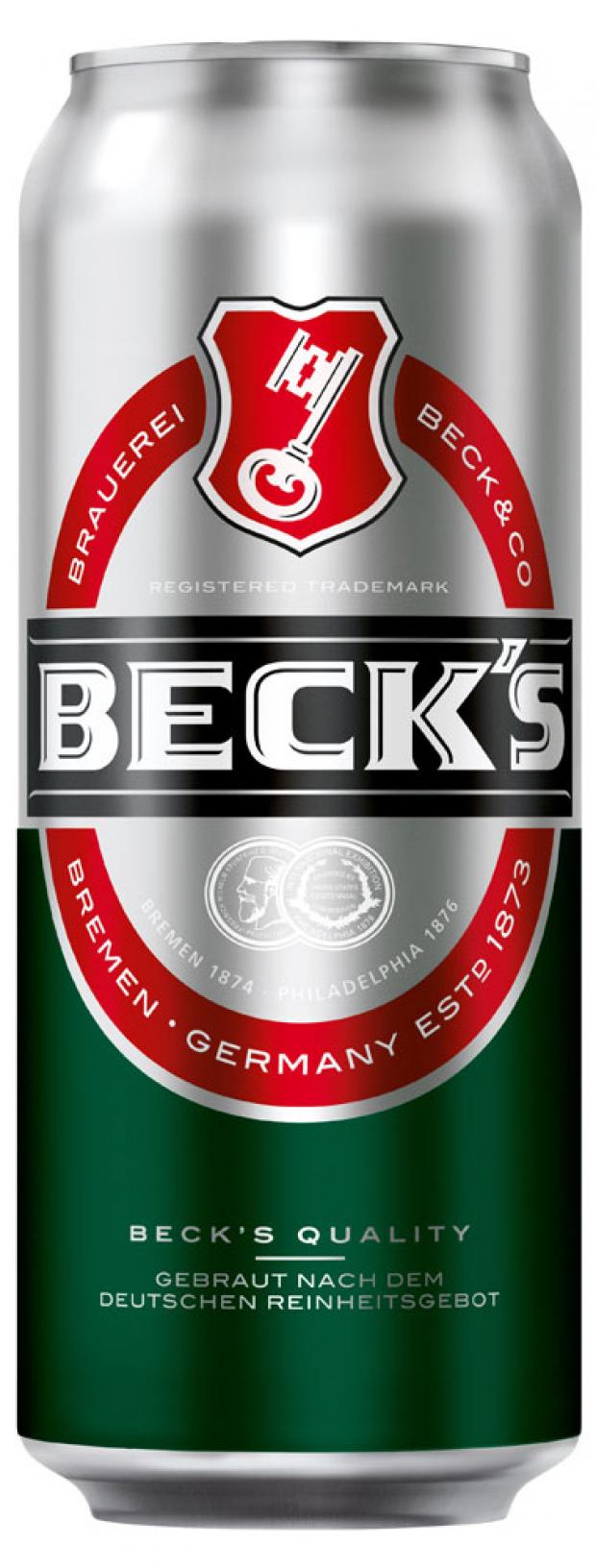 

Пиво Becks светлое фильтрованное 5%, 500 мл