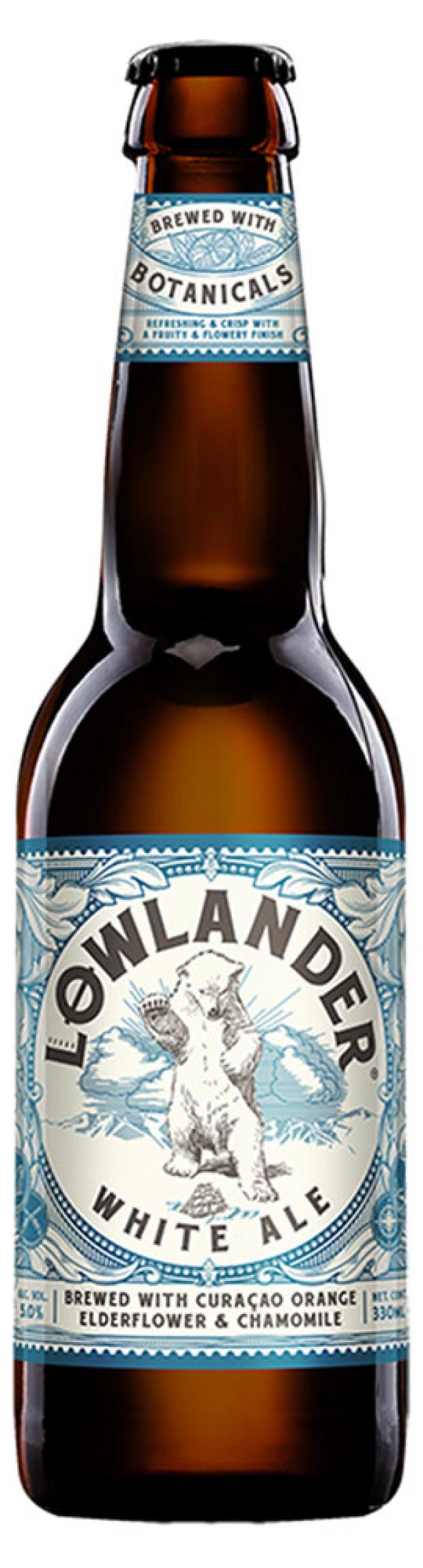 фото Пивной напиток lowlander beer white ale с оранжевым кюрасао ромашкой бузиной фильтрованное 5%, 330 мл lowlander beer co