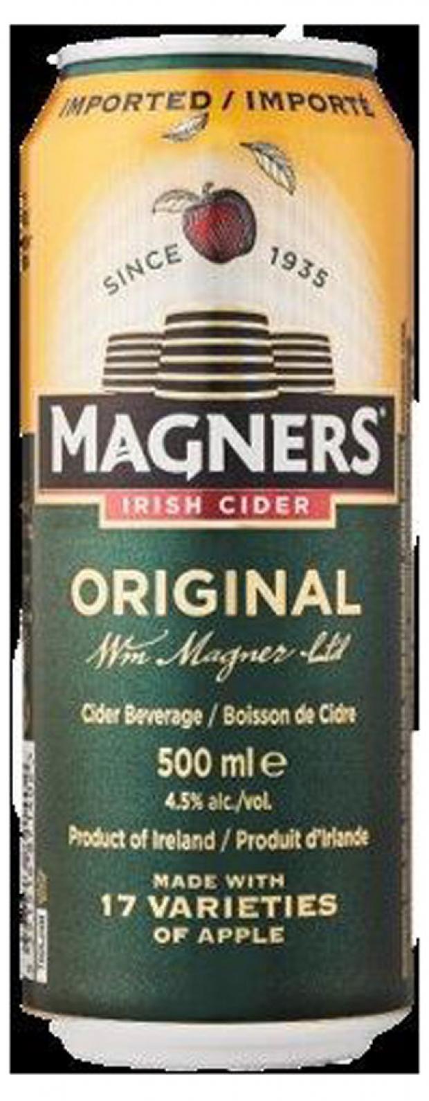 фото Сидр magners original яблочный газированный полусладкий светлый фильтрованный 4,5%, 500 мл