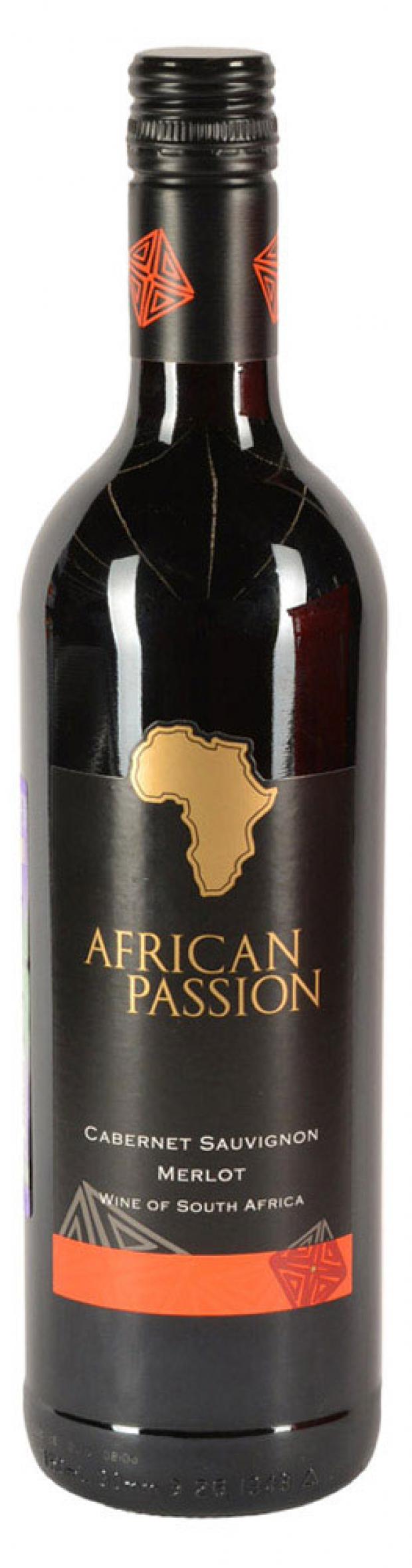 

Вино African Passion Cabernet Sauvignon Merlot красное полусухое ЮАР, 0,75 л