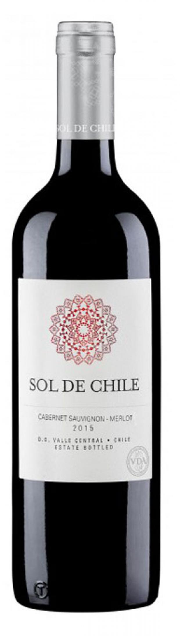 

Вино Sol de Chile Cabernet Sauvignon Merlot красное сухое Чили, 0,75 л