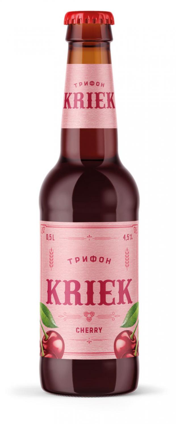 

Пивной напиток «Трифон» Kriek светлый фильтрованный 4,5%, 500 мл