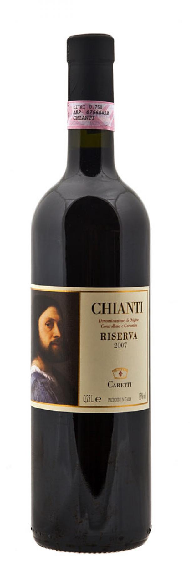 фото Вино chianti riserva caretti красное сухое италия, 0,75 л