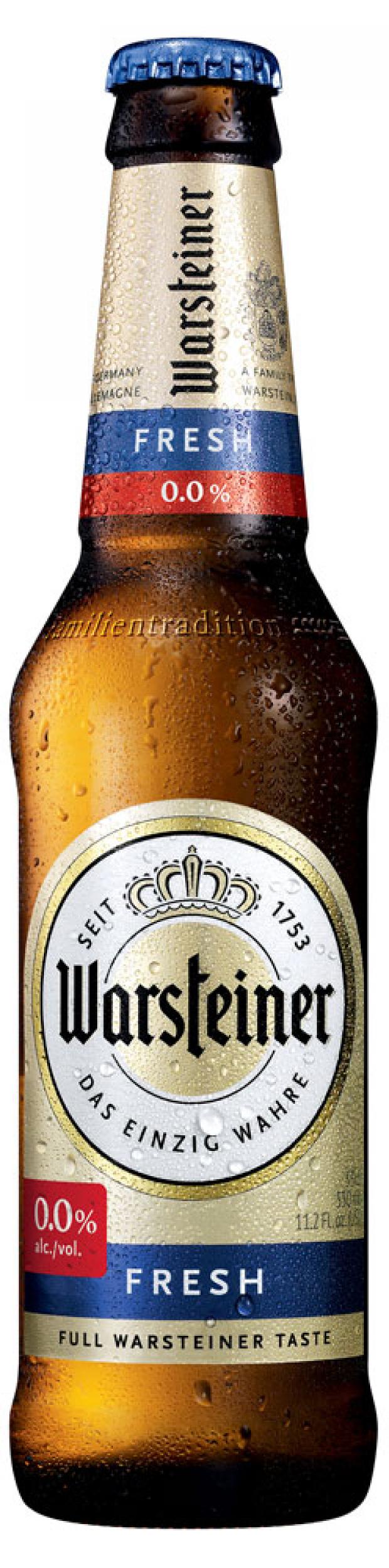 фото Пиво warsteiner premium fresh светлое безалкогольное фильтрованное, 330 мл