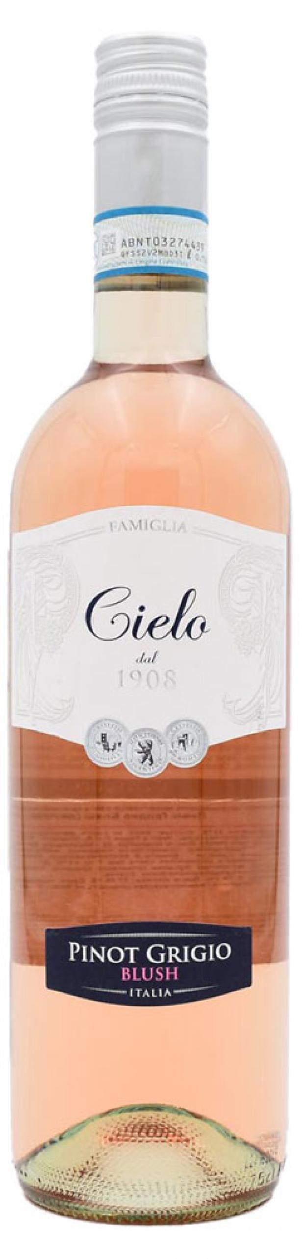 фото Вино cielo pinot grigio розовое полусухое италия, 0,75 л