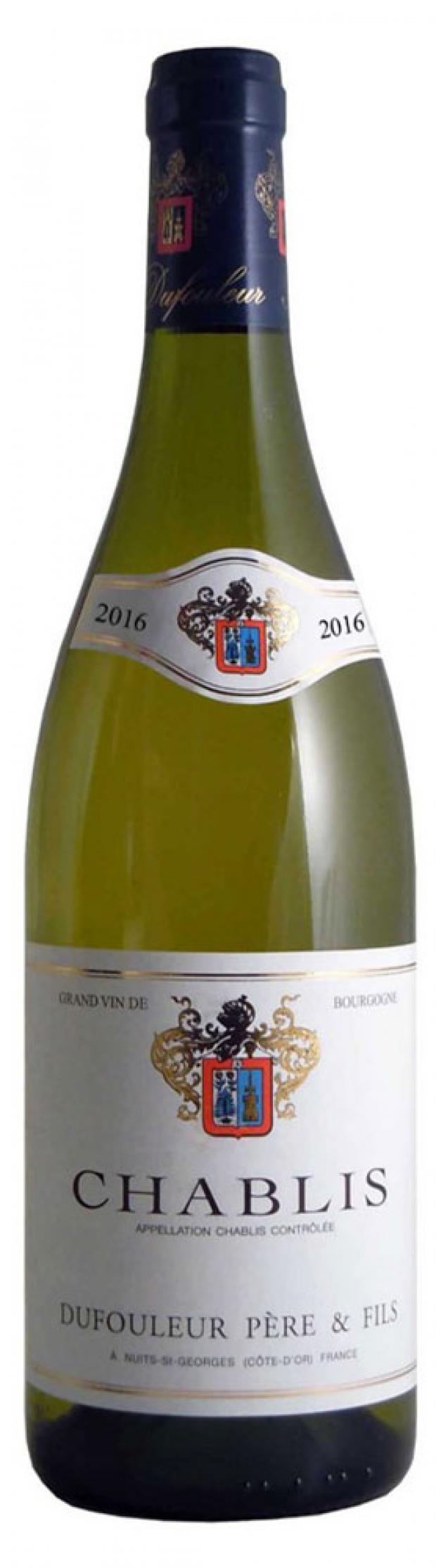 

Вино Chablis Dufouleur Pere & Fils AOC белое сухое Франция, 0,75 л