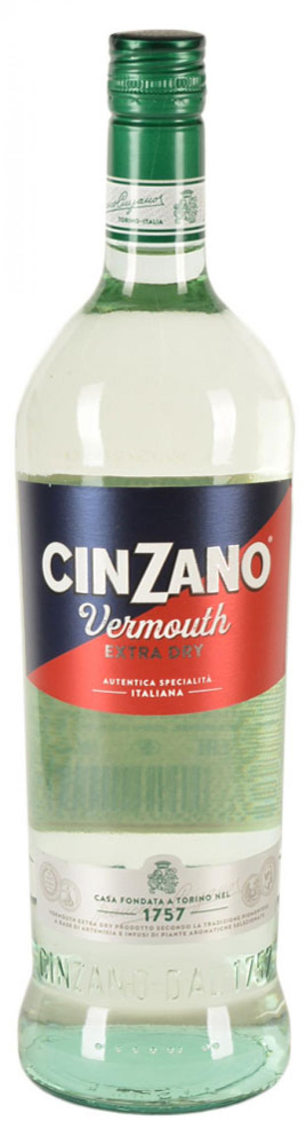 фото Вермут cinzano extra dry белый полусухой италия, 1 л