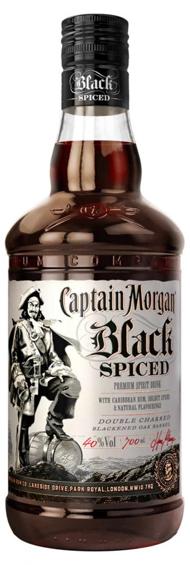 фото Ром captain morgan black spiced шотландия, 0,7 л