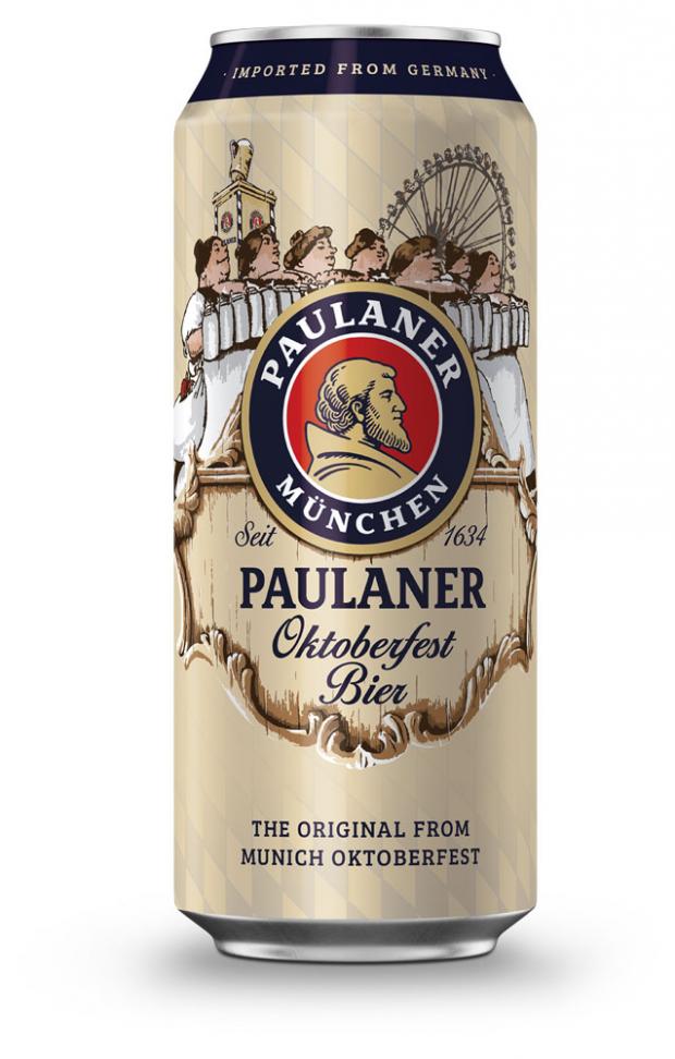 фото Пиво paulaner oktoberfest светлое фильтрованное 6%, 500 мл