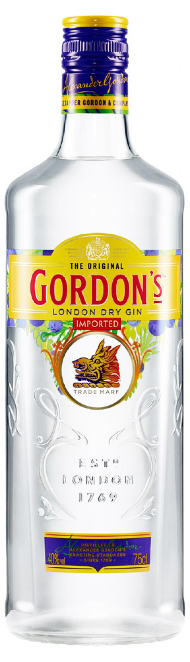 фото Джин gordon’s london dry великобритания, 0,75 л gordon's