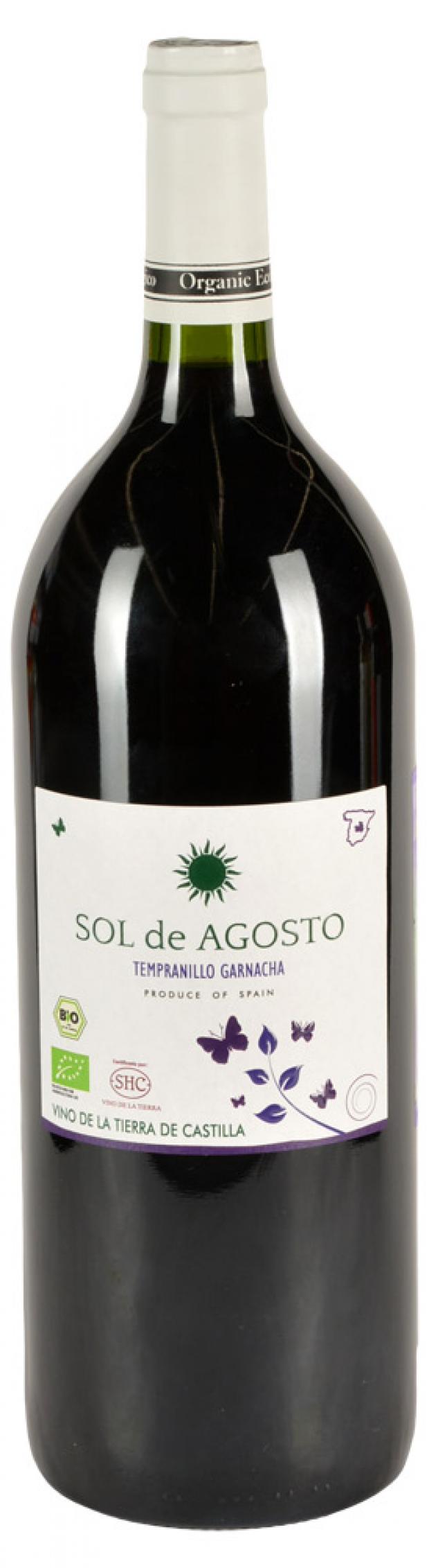 

Вино SOL de AGOSTO Tempranillo Garnacha красное сухое Испания, 1,5 л