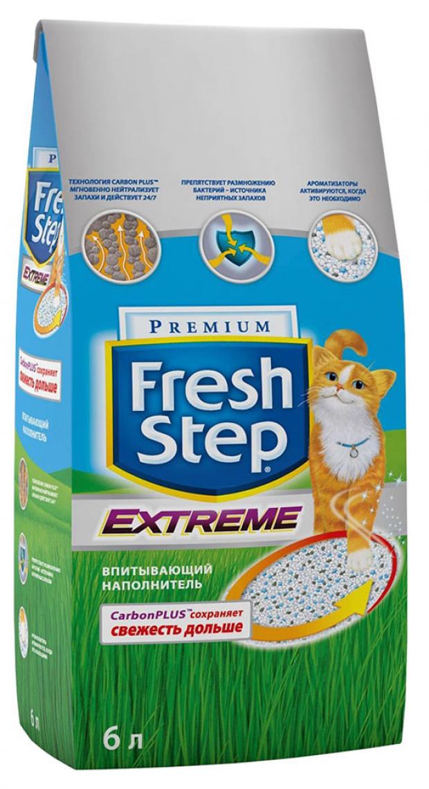 фото Наполнитель для кошачьего туалета fresh step extreme, 6 л