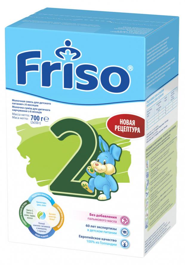 фото Смесь молочная friso фрисолак 2 с 6 мес, 700 г