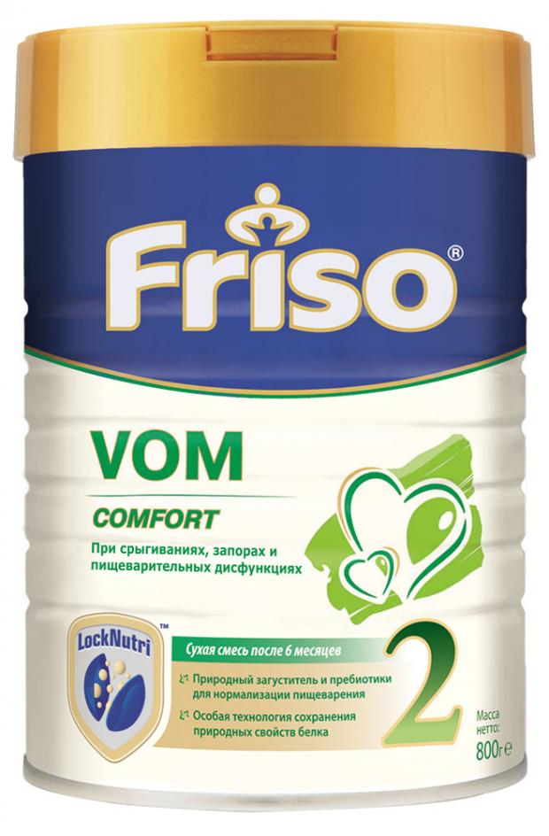 

Смесь молочная Friso VOM 2 с пребиотиками с 6 мес, 800 г