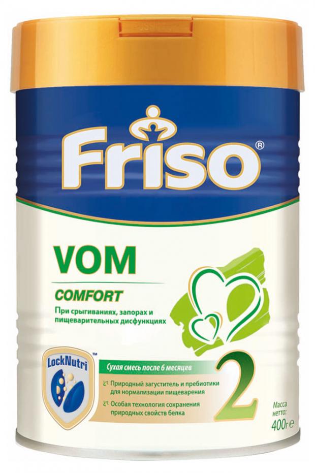 

Смесь сухая молочная Friso VOM 2 с 6 мес., 400 г