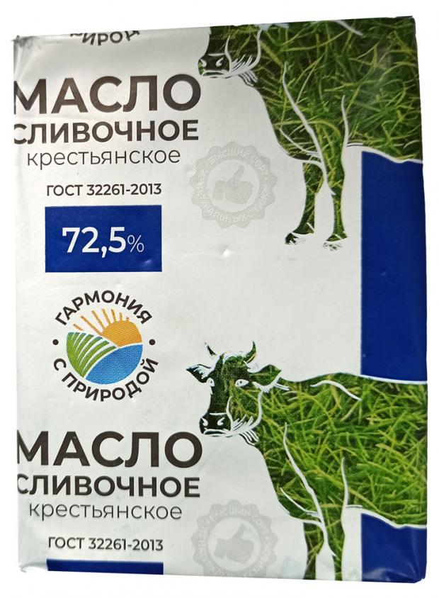 фото Масло сливочное «гармония с природой» крестьянское 72,5%, 180 г