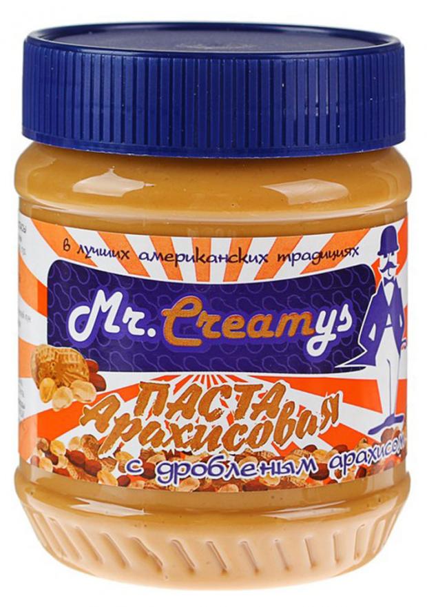 фото Паста арахисовая mr.creamys с дробленым арахисом, 340 г